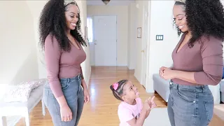 IDENTICAL TWINS SWITCH PLACES😂Funny BABY CONFUSED by TWIN😱Will HUSBAND & 5 DAUGHTERS NOTICE🤷🏾‍♀️