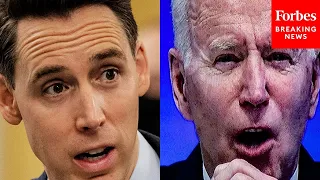 Hawley Calls For Biden To Resign From Office In Harsh Senate Floor Speech