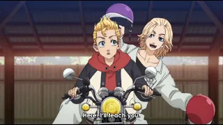 マイキーとドラケンがタケミチにバイクをプレゼント「マイキーはタケミチにバイクの乗り方を教える。」 東京リベンジャーズ第2期11