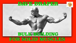 Dave Draper Bulk Building Routine | The Blond Bomber Muscle Mass Workout | How To Get Big |