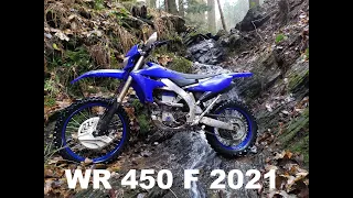 NEW Yamaha WR 450 F 2021 - first ride extrem enduro