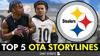 Pittsburgh Steelers 2024 OTA Preview — Top 5 Storylines To Watch During Steelers OTAs This Year