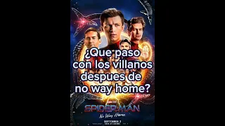 ¿Que paso con los villanos despues de no way home?#spidermannowayhome #quepaso?#teoria#marvelstudios