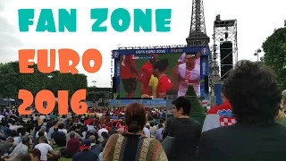 Paris Vlog #19 ★ ФАН ЗОНА Евро 2016 Париж | Бонжур Франция