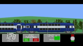 RER D Simulator Game : From Melun to North Paris Suburb