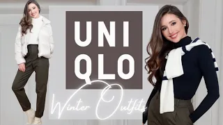 Winter Outfit Ideen, die WARM halten, aber stilvoll aussehen & NICHT auftragen | UNIQLO Haul 2022