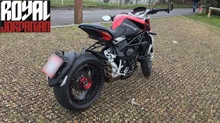 MV Agusta Brutale Dragster 800 RR, walk around, start and short ride