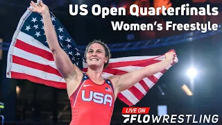 Women's Freestyle Quarterfinals | 2023 US Open Wrestling, Day 3 LIVE