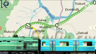 Mumbai Railway Network Map