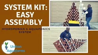 Hydroponics and Aquaponics kit - Assemble in Five Minutes Yourself!!