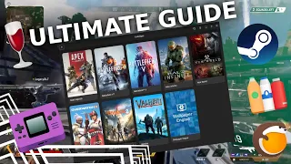 ULTIMATE GUIDE FOR PLAYING GAMES ON LINUX! (OUTDATED) LINK FOR NEW VIDEO IN BIO