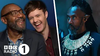 "I got a warhammer!" Joey Batey, Lenny Henry and The Witcher: Blood Origin cast on baths and staffs