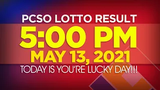 Lotto Result Today 5PM MAY 13 2021 SWERTRES Result Today