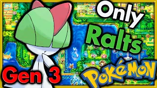 Can I Beat Pokemon Fire Red with ONLY Ralts? 🔴 Pokemon Challenges ► NO ITEMS IN BATTLE