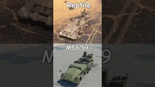 Vehicles in Mad Thunder and Its Real Prototypes #warthunder #meme #tanks