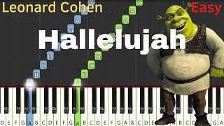 Hallelujah - Leonard Cohen (Complete Easy Piano Tutorial)