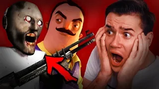 ГРЕННИ ПРОТИВ ПРИВЕТ СОСЕД | Анимация | НОЙ | Granny vs Hello Neighbor Мультик | Хеллоу Нейбор