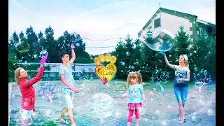 ЗАБАВНОЕ Шоу Мыльных Пузырей + Juggle Bubbles и Шалтай Болтай Пузыри!!!