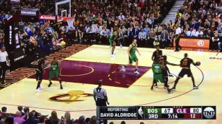 LeBron running over people. FINALLY a charge call!