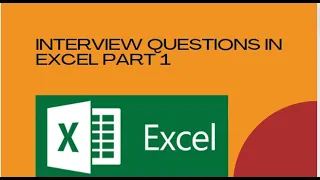 Interview Question in Excel Part 1 #excelformula  #job  #interview