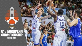 Italy v Greece - Full Game - FIBA U16 European Championship 2019