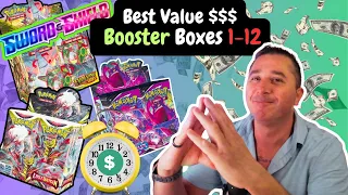 WORST TO BEST VALUE SWORD & SHIELD BOOSTER BOXES TO INVEST IN