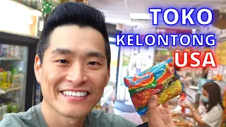 TOKO KELONTONG America (South Philly) 🇮🇩 Tour Of INDONESIAN SUPERMARKET USA 🇺🇸 Pendawa CAFE (PART 1)