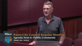 Pasco City Council Regular Meeting, June 20, 2023