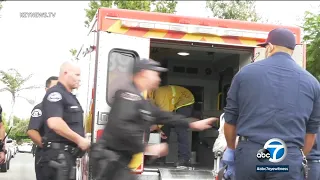 LAPD officer suspended after video shows him punching handcuffed suspect I ABC7