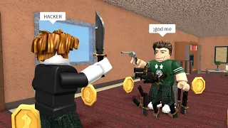 ROBLOX Murder Mystery 2 FUNNY MOMENTS (HACKER)