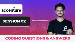 Accenture Assessment Test 2023 | Coding Questions and Answers (Session 2)