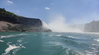 Ніагарський водоспад та місто. Канада. Niagara Falls. Canada.