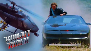 KITT Takes a Helicopter Down | Knight Rider