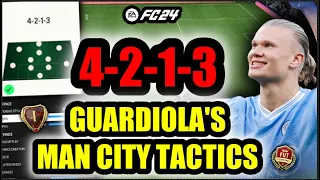 *NEW* Pep Guardiola’s 4213 Manchester City tactics are perfect to counter the Meta in EA FC24