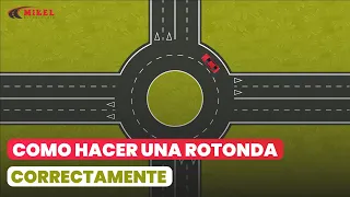 ✅ Cómo Hacer Una Rotonda Correctamente | Autoescuela Mikel