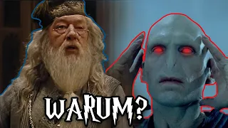 WARUM konnte Voldemort Dumbledore im Kampf im Ministerium nicht besiegen?