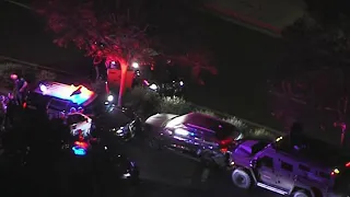 Police pursuit ends in Pomona