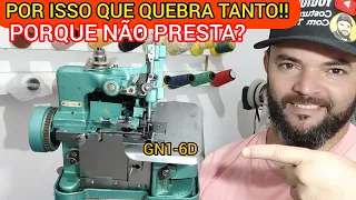 OVERLOCK CHINESINHA QUEBRANDO AGULHA E LINHA COMO RESOLVER