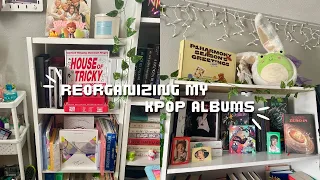 reorganizing my kpop albums ‧₊˚ + getting rid of some albums!