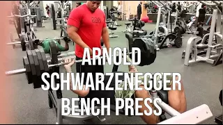 Arnold Schwarzenegger Bench Press