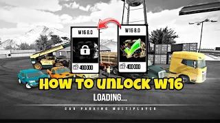 2 ways to unlock the W16 engine in car parking multiplayer