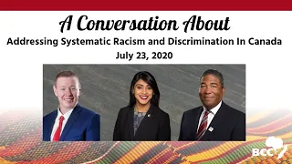 A Conversation About Systematic Racism and Discrimination in Canada