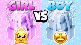 BOYS VS GIRLS 🤩 CHOOSE YOUR GIFT 🎁 CHOOSE ONE GIFT 💝