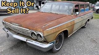 Daily Driver Diaries| 1962 Impala Wagon Update. #impalawagon #barnfind