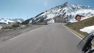 BMW R 1200 GS. Erste Motorradtour in 2021 im März ins Gebirge.