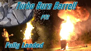 Air Fed Burning Barrel + Some Diesel...