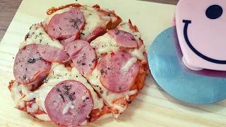 INCRÍVEL! -APENAS 10 MINUTOS E PRONTO- PIZZA DE FRIGIDEIRA FÁCIL E RÁPIDO