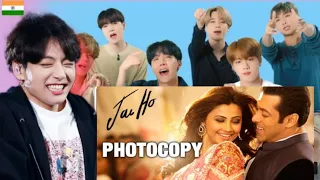 bts|reaction😘|Hindi song|taro photo nathi|salman khan|full video watching#bts#btsreaction#btsarmy