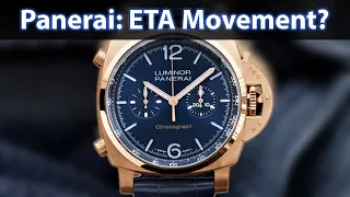 Panerai using ETA movements? Are Panerai movements in house?