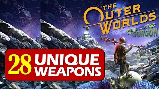 Peril On Gorgon: All Unique Weapons And Science Weapons Locations | The Outer Worlds Walkthrough